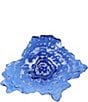 VIETRI Ostrica Glass Blue Large Decorative Platter, Color:Blue - Image 1