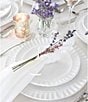 VIETRI Vietri Pietra Serena Collection White Salad Plate, Color:White - Image 3
