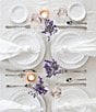 VIETRI Vietri Pietra Serena Collection White Salad Plate, Color:White - Image 5