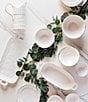 VIETRI Pietra Serena Handled Rectangular Platter, Color:White - Image 2