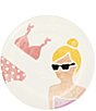 VIETRI Riviera Collection Salad Plate, Color:Pink Bikini - Image 1