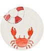 VIETRI Riviera Collection Salad Plate, Color:Crab - Image 1