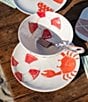 VIETRI Riviera Collection Salad Plate, Color:Crab - Image 2