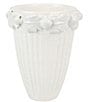 Color:White - Image 1 - Rustic Garden Acanthus Leaf Tall Planter/Cachepot