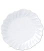 Color:White - Image 1 - Sinc Incanto Stone White Ruffle Dinner Plates