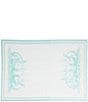 VIETRI Vietri Strofinaccio Bunny Dish Towel, Set of 2, Color:Turquoise - Image 1