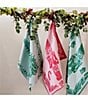 VIETRI Strofinaccio Tree Dish Towels, Set of 2, Color:Green - Image 2