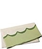 VIETRI Tavola Scalloped Tablecloth, Color:Green - Image 1