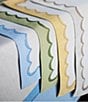 VIETRI Tavola Scalloped Tablecloth, Color:Green - Image 2