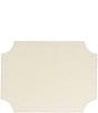 VIETRI Tessuti Rectangular Placemats with White Stitching, Set of 4, Color:White - Image 1