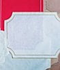 VIETRI Tessuti Rectangular Placemats with White Stitching, Set of 4, Color:White - Image 3