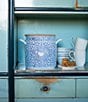 VIETRI Uccello Blue Biscotti Canister, Color:Light Blue - Image 3