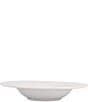 VIETRI Viva by VIETRI Aria White Shallow Bowl, Color:White - Image 1