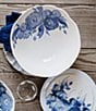VIETRI Viva by VIETRI Blue Camellia Shallow Serving Bowl, Color:Blue - Image 3