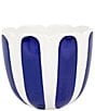 VIETRI Viva Garden Tulip Large Cachepot, Color:Cobalt - Image 1