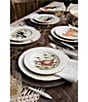 Color:Multi - Image 2 - Festive Fall Collection Wildlife Black Hunting Dog Salad Plate