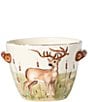 Color:Multi - Image 1 - Festive Fall Collection Wildlife Handled Deep Serving Bowl