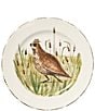 VIETRI Festive Fall Collection Wildlife Quail Dinner Plate, Color:Multi - Image 1