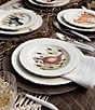 Color:Multi - Image 2 - Festive Fall Collection Wildlife Quail Salad Plate