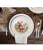 Color:Multi - Image 4 - Festive Fall Collection Wildlife Quail Salad Plate