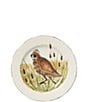Color:Multi - Image 1 - Festive Fall Collection Wildlife Quail Salad Plate