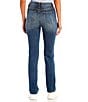 Color:Medium Wash - Image 2 - High Rise Straight Jeans