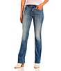 Color:Medium Wash - Image 1 - Mid Rise Bootcut Jeans