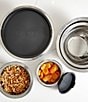 Color:Black - Image 6 - 10-Piece Stainless Steel Mixing Bowl Set with Lids