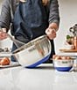 Viking 10-Piece Stainless Steel Mixing Bowl Set with Lids, Color:Blue - Image 4