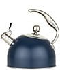 Color:Blue - Image 1 - 2.6 Qt Stainless Steel Whistling Kettle w/ 3-Ply Base