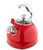 Color:Red - Image 6 - 2.6-Quart Stainless Steel Tea Kettle
