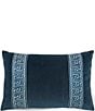 Color:Blue - Image 1 - Villa By Noble Excellence Obsession Rectangular Pillow