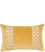 Color:Gold - Image 1 - Villa By Noble Excellence Obsession Rectangular Pillow