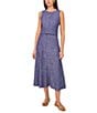 Vince Camuto A-Line Midi Skirt, Color:Cool Waters - Image 4