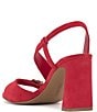 Color:Glamour Red - Image 3 - Adesie Suede Dress Sandals