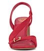 Color:Glamour Red - Image 4 - Adesie Suede Dress Sandals