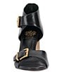 Color:Black - Image 5 - Alinah Leather Buckle Sandals