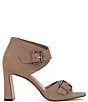 Color:Truffle Taupe - Image 2 - Alinah Nubuck Suede Buckled Dress Sandals