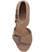 Color:Truffle Taupe - Image 6 - Alinah Nubuck Suede Buckled Dress Sandals