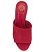 Color:Glamour Red - Image 6 - Alyysa Suede Slide Sandals
