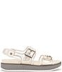 Color:Clear - Image 2 - Anivay Clear Platform Buckle Sandals