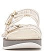 Color:Clear - Image 3 - Anivay Clear Platform Buckle Sandals