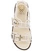 Color:Clear - Image 6 - Anivay Clear Platform Buckle Sandals