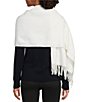 Vince Camuto Box Check Weave Solid Feather Soft Scarf Wrap - Image 2