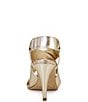 Color:Egyptian Gold - Image 3 - Chryssy Metallic Leather Dress Sandals