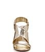 Color:Egyptian Gold - Image 5 - Chryssy Metallic Leather Dress Sandals