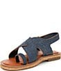 Color:Elemental Blue - Image 4 - Ciela Toe Ring Flat Sandals