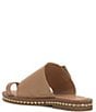 Color:Sandstone - Image 4 - Cooliann Leather Toe Ring Studded Sandals