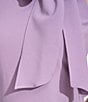 Color:Lilac - Image 3 - Crepe Halter Tie Neck Sleeveless Shift Mini Dress
