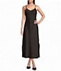 Vince Camuto Crew Neckline Short Sleeve Sweater 2 Piece Slip Dress - Image 5